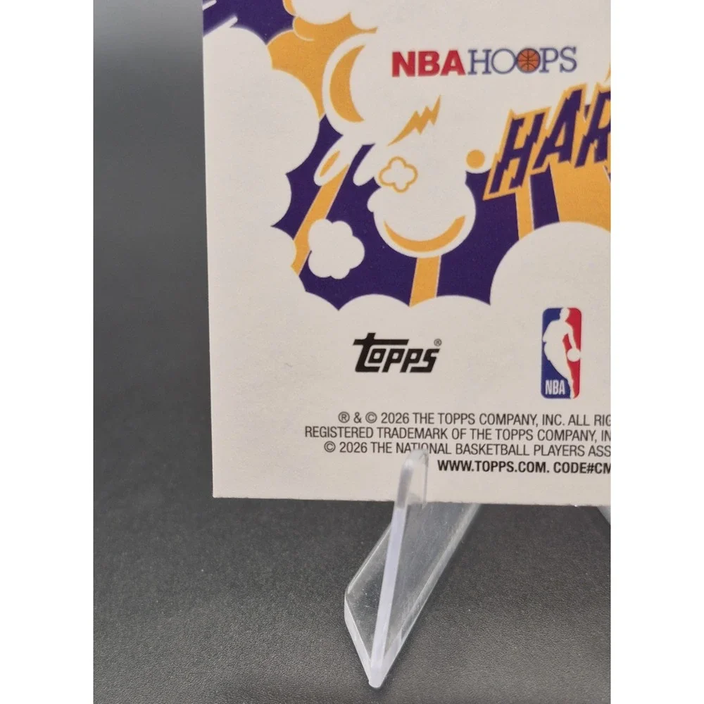 2026 Topps NBA Hoops Lebron James #HW-11 Hard Wired Refractor LA Lakers 76ers